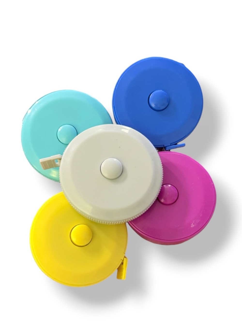 1 Round Retractable Measuring Tape - Random Color - Picture 2 of 4
